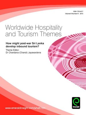 cover image of Worldwide Hospitality and Tourism Themes, Volume 5, Issue 5